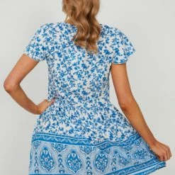 HQ Fashion Bexley Dress - Blue Floral
