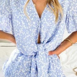 WeLove Fashion Boracay Dress - Blue Print CLOTHING 9 WeLove Fashion Boracay Dress - Blue Print CLOTHING