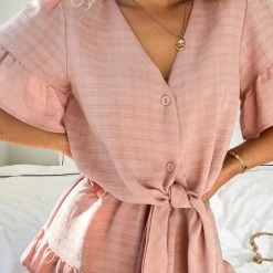 WeLove Fashion Boracay Dress - Pink CLOTHING