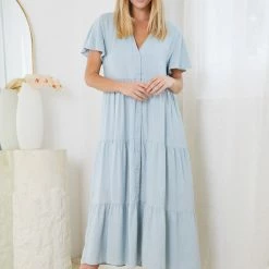 Miracle Fashion CLOTHING Breighton Dress - Light Blue
