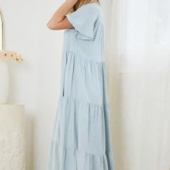 Miracle Fashion CLOTHING Breighton Dress - Light Blue