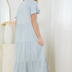 Miracle Fashion CLOTHING Breighton Dress - Light Blue