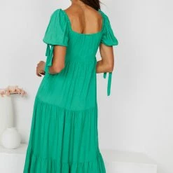 Pink Diamond Brooks Dress - Green