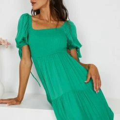 Pink Diamond Brooks Dress - Green 11 Pink Diamond Brooks Dress - Green