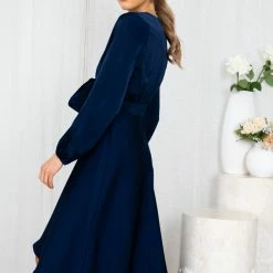 Esther Luxe Bryleigh Dress - Navy CLOTHING