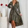 Sunny Girl CLOTHING Bryleigh Dress - Olive Print