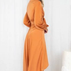 Esther Luxe Bryleigh Dress - Rust