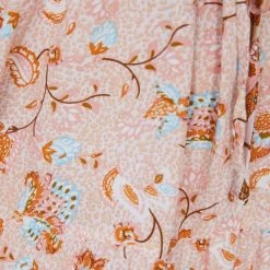 HQ Fashion CLOTHING Cadena Dress - Peach Print