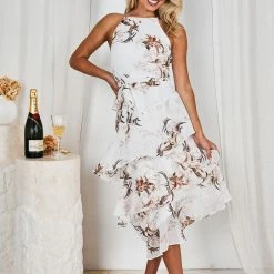 Style State Cadence Dress - White Print