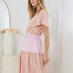 Miracle Fashion CLOTHING Calabrene Dress - Multi 11 Miracle Fashion CLOTHING Calabrene Dress - Multi