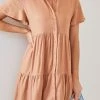 Miracle Fashion Calabria Dress - Tan