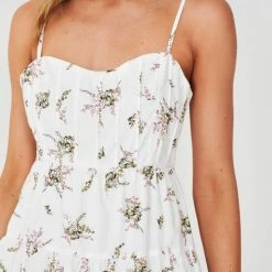 Sassy Hills Fashion Calaca Dress - White Print