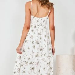 Sassy Hills Fashion Calaca Dress - White Print