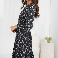 Dream House Calvinah Dress - Black Floral