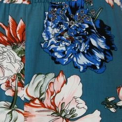 HQ Fashion CLOTHING Camari Dress - Blue Floral