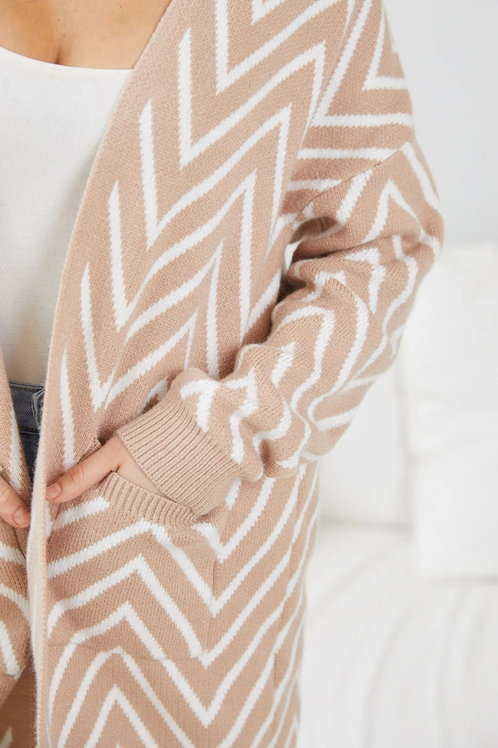 HQ Fashion Camdenne Cardigan - Camel Print 9 HQ Fashion Camdenne Cardigan - Camel Print