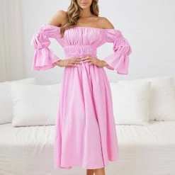 Wild Ginger CLOTHING Carinia Dress - Pink