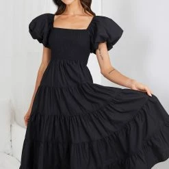 Pink Diamond Carinna Dress - Black 13 Pink Diamond Carinna Dress - Black