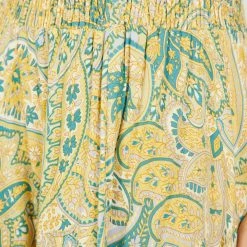 Ebby And I Carlyle Dress - Green Paisley CLOTHING 13 Ebby And I Carlyle Dress - Green Paisley CLOTHING