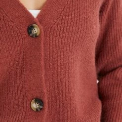 HQ Fashion CLOTHING Carmelline Cardigan - Rust