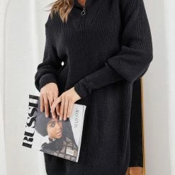 YH & Co (Chloe Yip) Caspere Knit Dress - Black