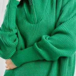 YH & Co (Chloe Yip) Caspere Knit Dress - Green