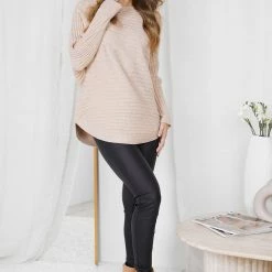 Rock Denim CLOTHING Caught Knit - Beige