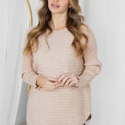 Rock Denim CLOTHING Caught Knit - Beige