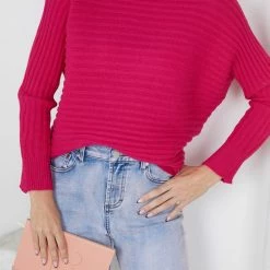 Rock Denim CLOTHING Caught Knit - Pink