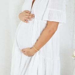 WeLove Fashion CLOTHING Cedar Dress - White