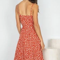 HQ Fashion Cesarina Dress - Rust Spot