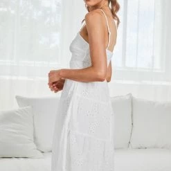 Style Box Chanise Dress - White CLOTHING