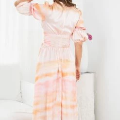 Wild Ginger Charis Dress - Orange Print