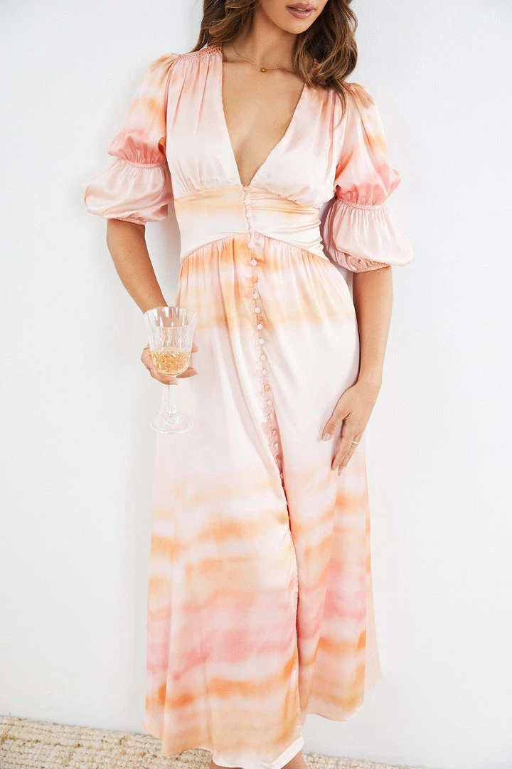 Wild Ginger Charis Dress - Orange Print 6 Wild Ginger Charis Dress - Orange Print