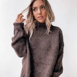 Qtrend Fashion PTY LTD Chesterfield Jumper - Chocolate