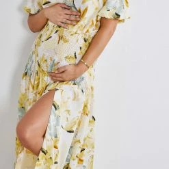 YH & Co (Chloe Yip) Chloris Dress - Yellow Floral