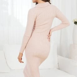 Ebby And I CLOTHING Chuwina Dress - Beige