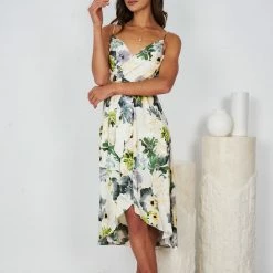 Kaarlo Fashion Pty Ltd CLOTHING Clarissa Dress - White Floral