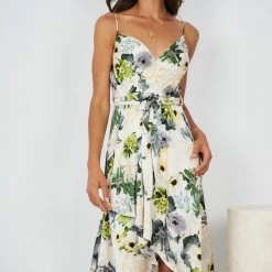 Kaarlo Fashion Pty Ltd CLOTHING Clarissa Dress - White Floral