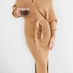 Indikah CLOTHING Classy Dress - Tan 12 Indikah CLOTHING Classy Dress - Tan