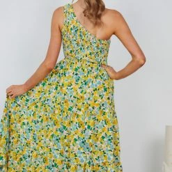 Reverse Claudia Dress - Yellow Floral CLOTHING