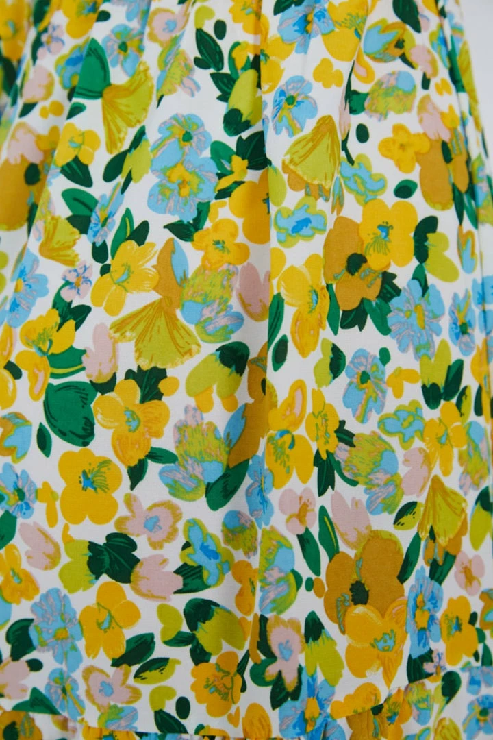 Reverse Claudia Dress - Yellow Floral CLOTHING 7 Reverse Claudia Dress - Yellow Floral CLOTHING