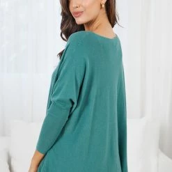 Desire Clia Knit - Green CLOTHING