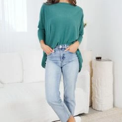 Desire Clia Knit - Green CLOTHING