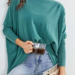 Desire Clia Knit - Green CLOTHING