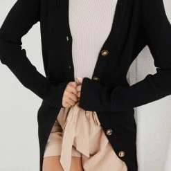 Desire Colombina Cardigan - Black CLOTHING