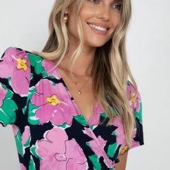 Style Box CLOTHING Condesa Dress - Black Floral 10 Style Box CLOTHING Condesa Dress - Black Floral