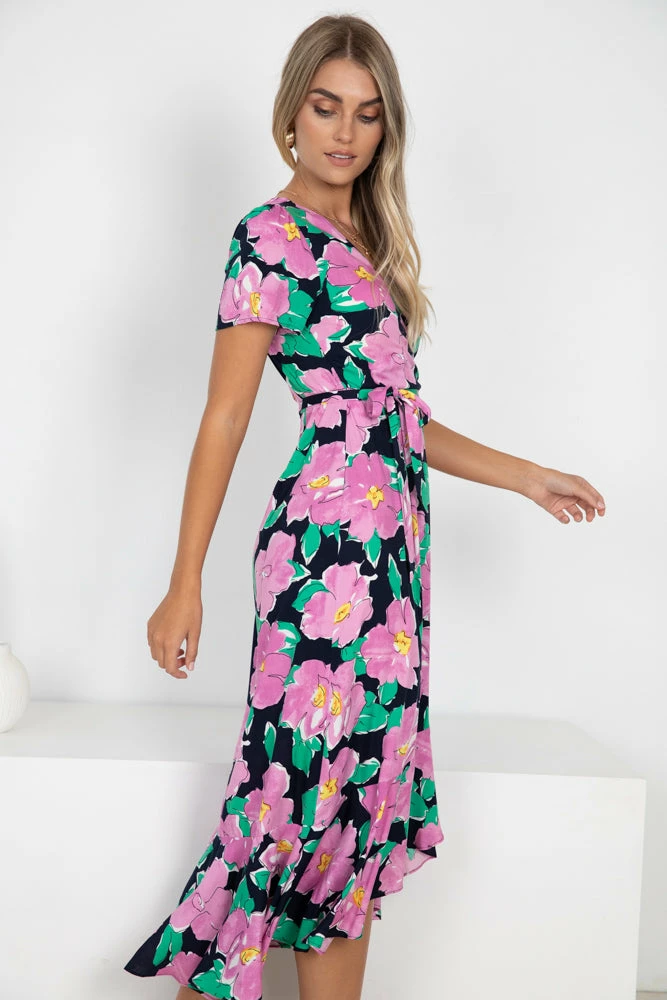 Style Box CLOTHING Condesa Dress - Black Floral 5 Style Box CLOTHING Condesa Dress - Black Floral