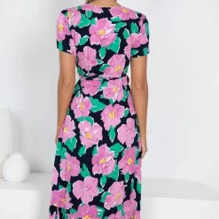 Style Box CLOTHING Condesa Dress - Black Floral