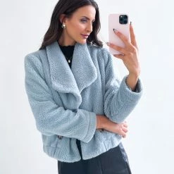 Style Box Corrine Jacket - Light Blue CLOTHING